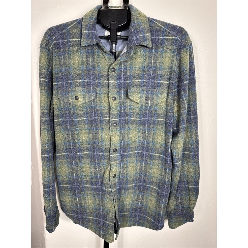 True Grit Authentic California Soft Flannel Button Up Size M Plaid